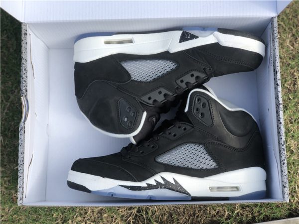 Air Jordan 5 V Oreo White Cool Grey in box