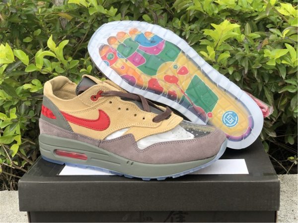 Clot x Nike Air Max 1 KOD CHA Kiss of Death bottom