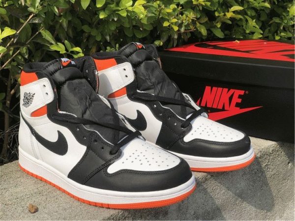 Jordan 1 High OG GS Electro Orange black