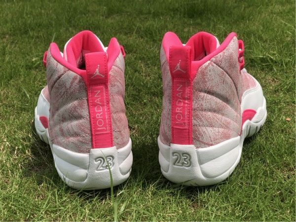 New Air Jordan 12 Ice Cream pink heel