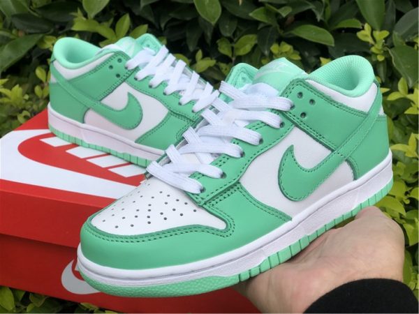 Wmns Nike Dunk Low Green Glow footwear
