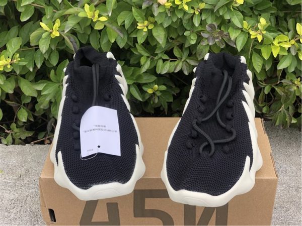 adidas Yeezy 450 Cloud Black vamp look