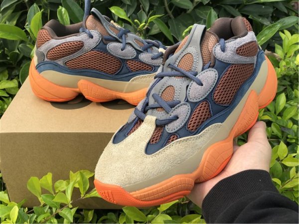 adidas Yeezy 500 Enflame on hand close look