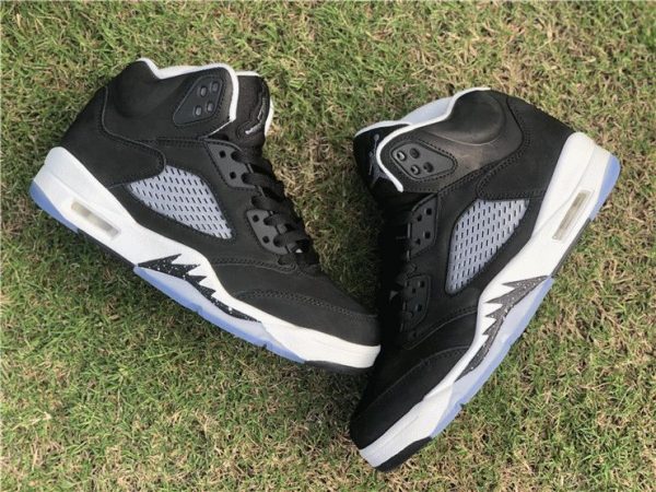 new Air Jordan 5 V Oreo White Cool Grey