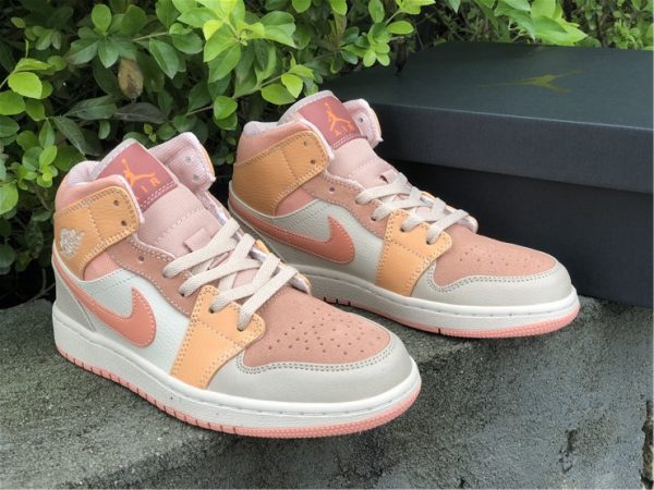 2021 Air Jordan 1 Mid Apricot Orange