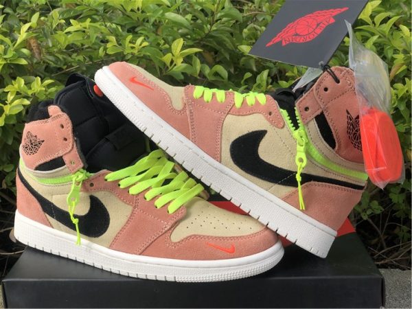 Air Jordan 1 High Switch Pink Volt CW6576-800 sneaker