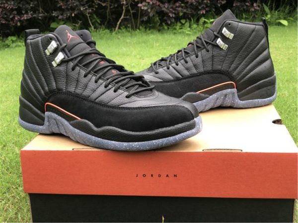 Air Jordan 12 Utility Black Bright Crimson