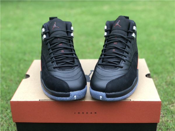 Air Jordan 12 Utility Black Tongue tab