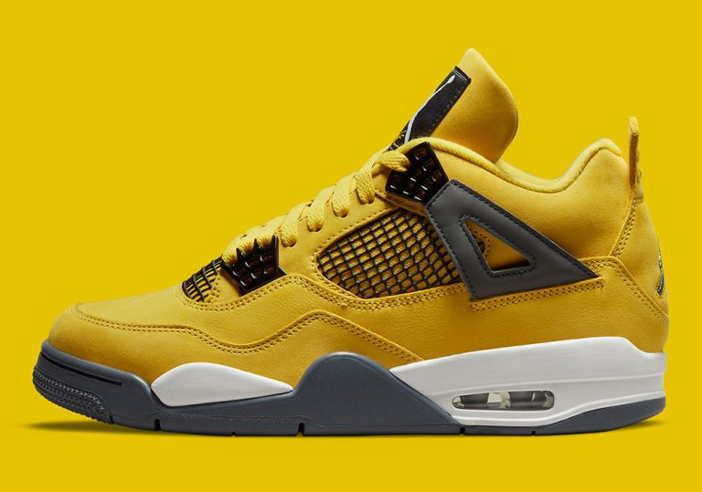 Air Jordan 4 "Lightning" Yellow Suede