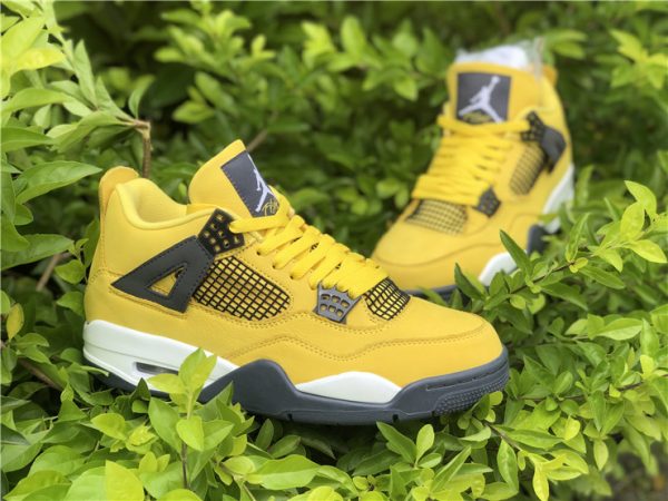 Air Jordan 4 Retro Lightning Yellow 2021