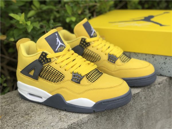 Air Jordan 4 Retro Lightning Yellow overall