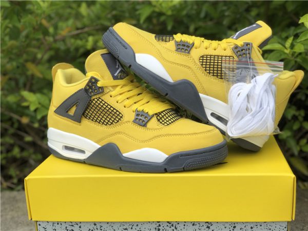 Air Jordan 4 Retro Lightning Yellow panling