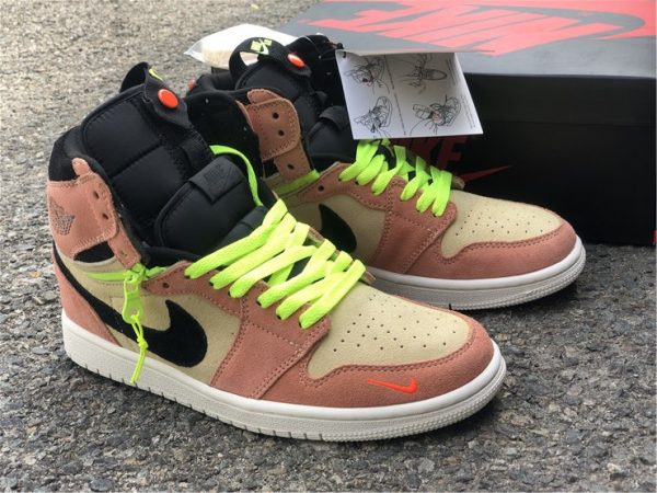 Jordan 1 High Switch Pink Volt shoes