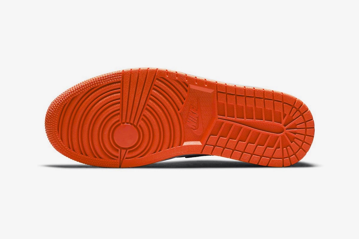 Shattered Backboard Air Jordan 1 Low orange underfoot