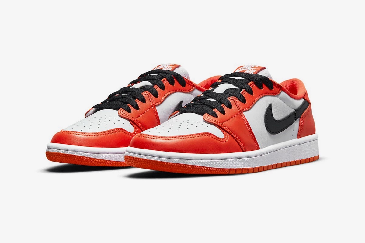 Shattered Backboard Air Jordan 1 Low white orange