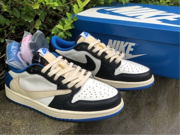 Travis Scott Fragment Air Jordan 1 Low shoes sale