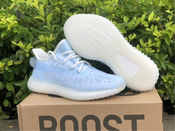 adidas Yeezy Boost 350 V2 Mono Ice Pack underfoot