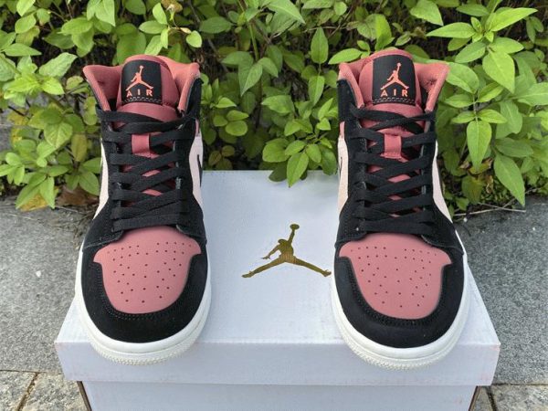 Air Jordan 1 Mid Canyon Rust 2021 tongue