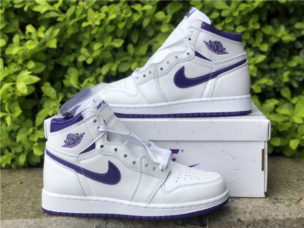 Air Jordan 1 Retro High Court Purple medial side