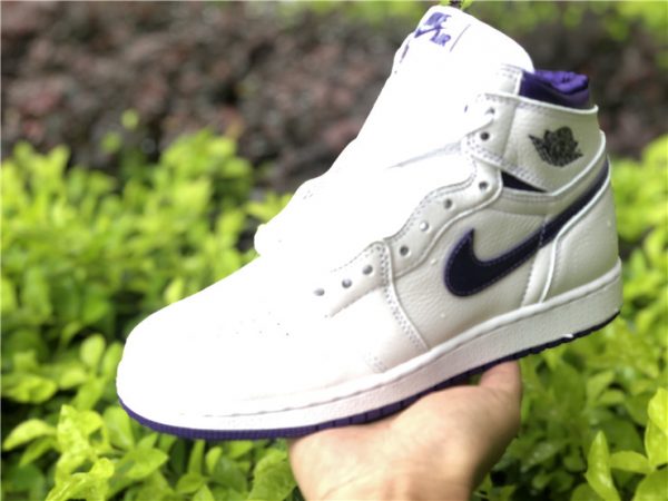 Air Jordan 1 Retro High Court Purple on hand