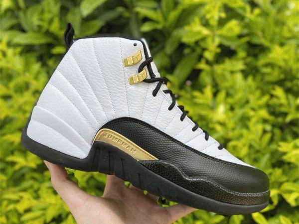 Air Jordan 12 Retro Royalty 2021 gold detail