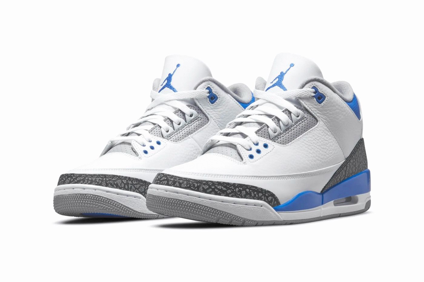 Air Jordan 3 Retro Racer Blue lateral side