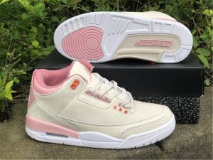 air jordan 3 retro sail rust pink