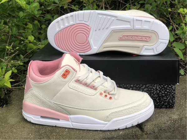 Air Jordan 3 Retro Sail And Rust Pink shoe