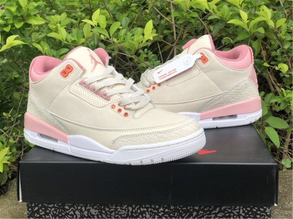 Air Jordan 3 Retro Sail And Rust Pink sneaker