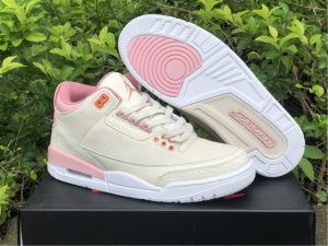 air jordan 3 retro sail rust pink