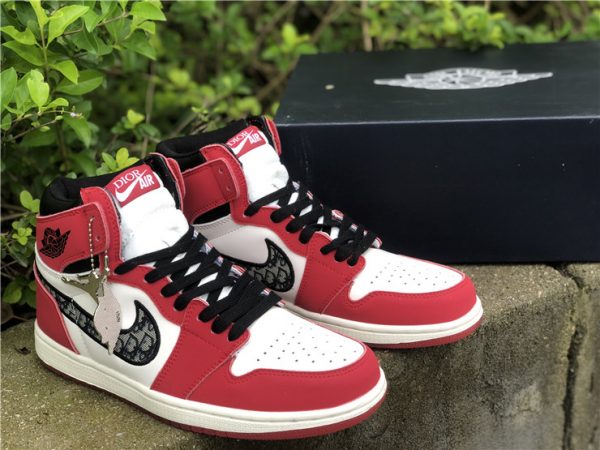 Dior x Air Jordan 1 High Chicago mudguard