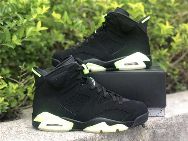 Electric Green Jordan 6 medial side