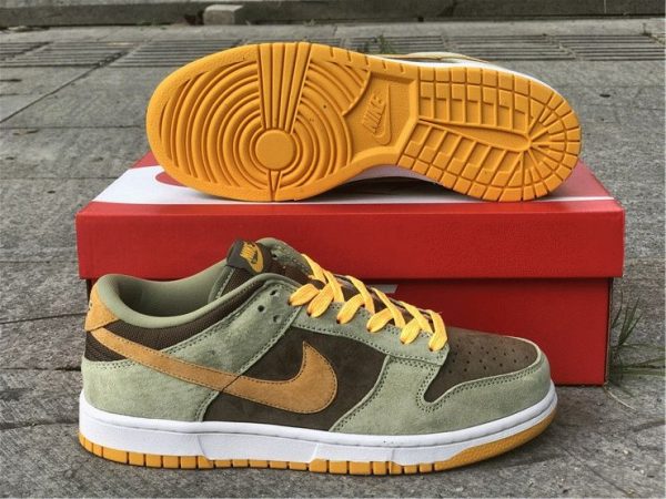Nike Dunk Low Dusty Olive Pro Gold for sale
