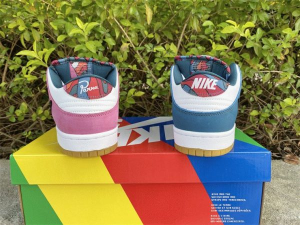 Parra New Nike SB Dunk DH7695-100 heel