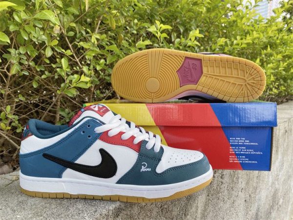 Parra New Nike SB Dunk DH7695-100 underfoot