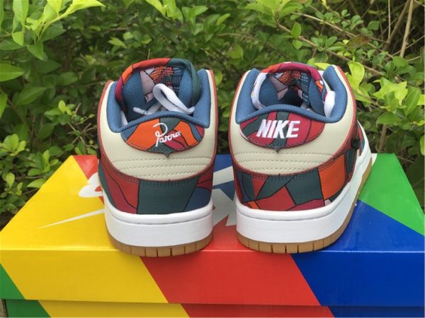 Piet Parra x Nike SB Dunk Low heel