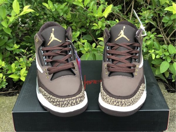 Travis Scott x Air Jordan 3 Brown tongue