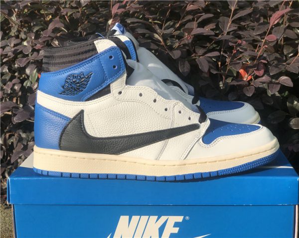 Travis Scott x Fragment x Air Jordan 1 High OG Military Blue