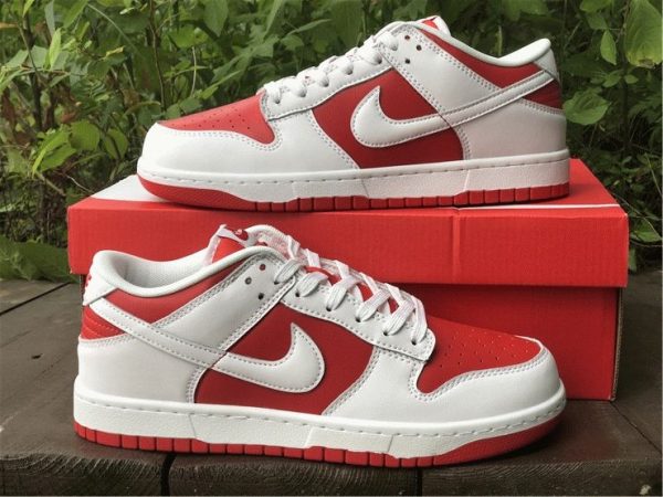 2021 Nike Dunk Low White University Red