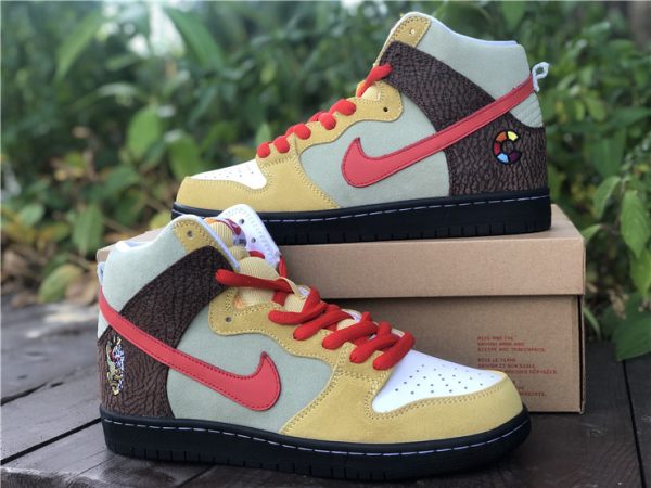 2021 Nike SB Dunk High Color Skates Kebab and Destroy