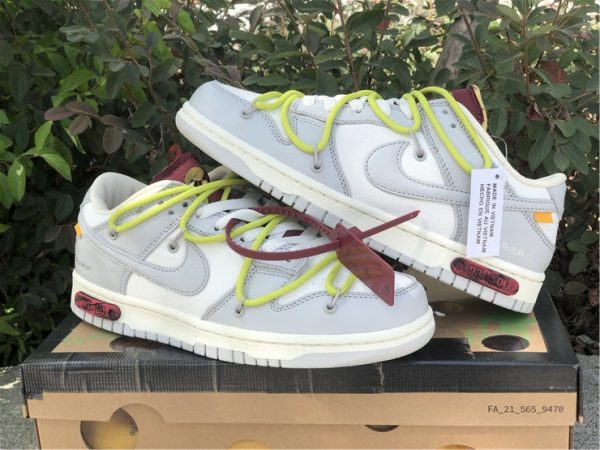 2021 Off-White x Nike Dunk Low The 03 of 50