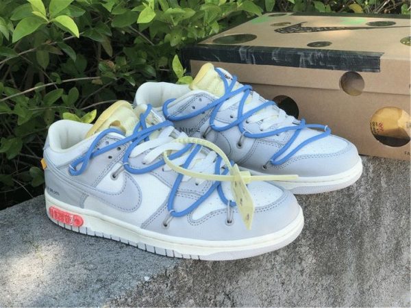 2021 Off-White x Nike Dunk Low The 50 of 05 Grey Blue