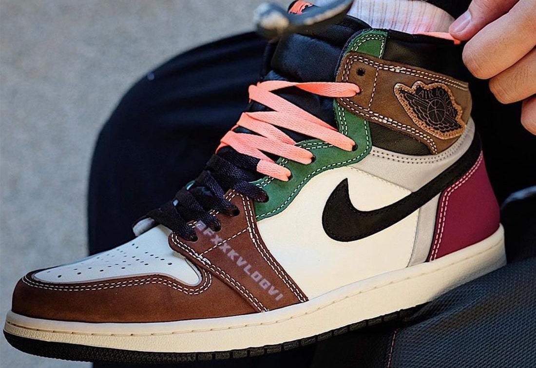 Air Jordan 1 High OG Handcrafted on feet look 2021