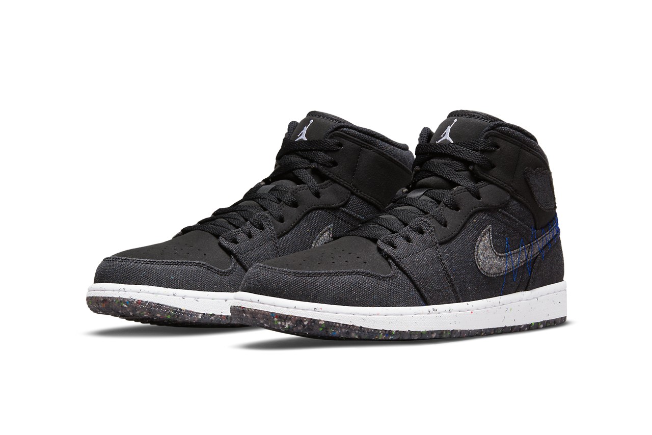 Air Jordan 1 Mid Sustainable Materials overall