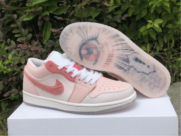 Air Jordan 1 Pink Arctic Punch Sail sneaker