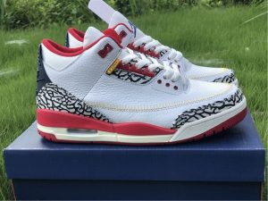 Air Jordan 3 Cement Navy Red White