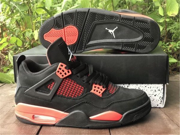 Air Jordan 4 Red Thunder black 2021