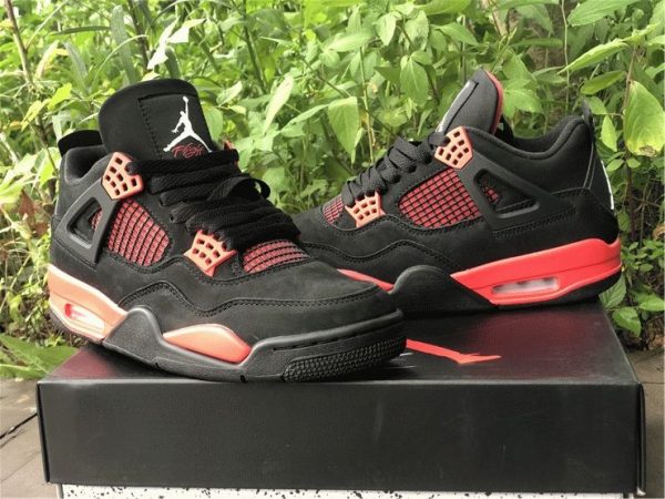 Air Jordan 4 Red Thunder black