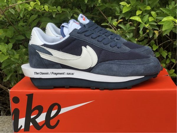 Fragment x Sacai x Nike LDWaffle Blue Void Obsidian