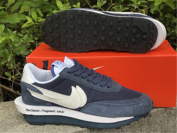 Fragment x Sacai x Nike LDWaffle Blue Void Obsidian